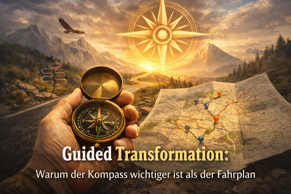 Guided Transformation: Warum der Kompass wichtiger ist als der Fahrplan