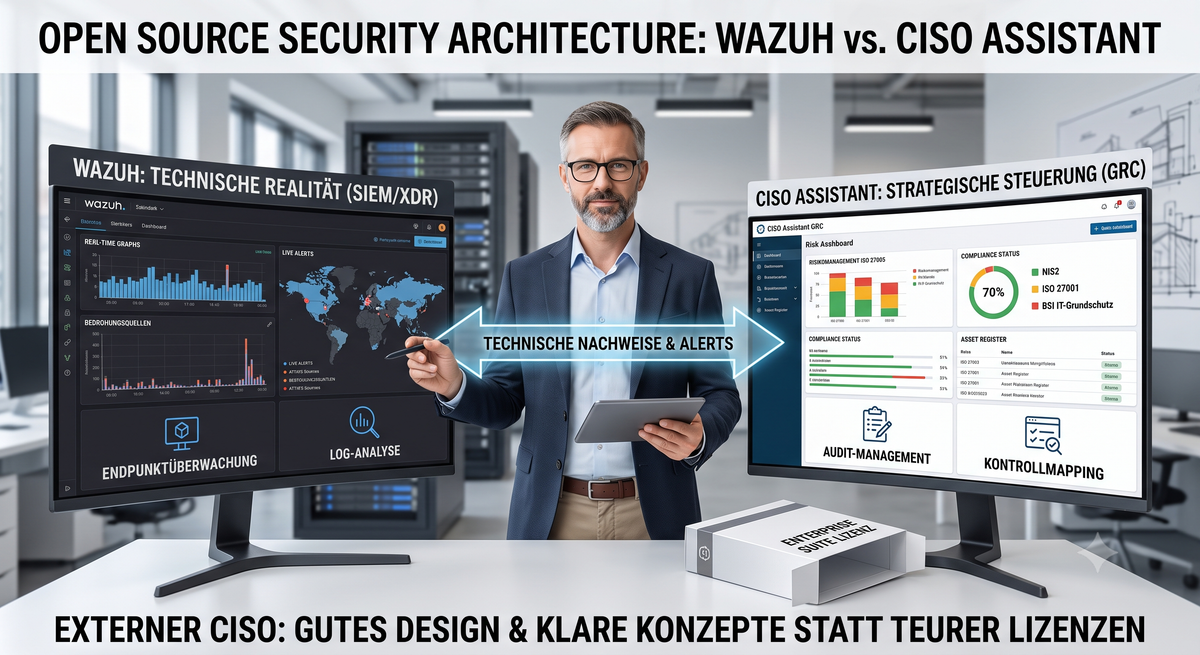 Smart Security statt dicke Budgets: Warum wir als externe CISOs keine teuren Enterprise-Suiten brauchen