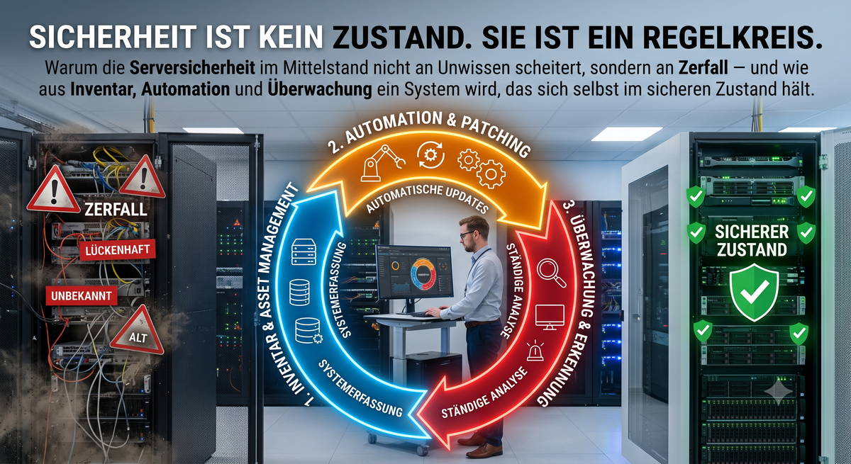 Sicherheit ist kein Zustand. Sie ist ein Regelkreis.