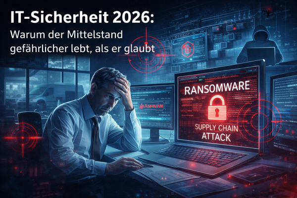 IT-Sicherheit 2026: Warum der Mittelstand gefährlicher lebt, als er glaubt