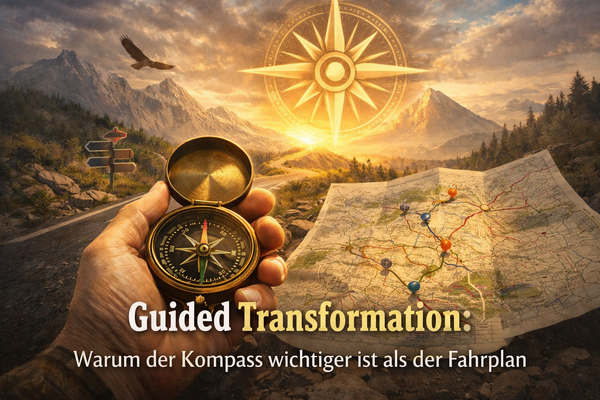 Guided Transformation: Warum der Kompass wichtiger ist als der Fahrplan