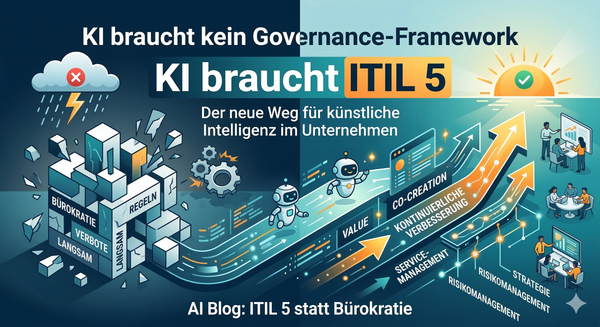 KI braucht kein Governance-Framework. KI braucht ITIL 5.