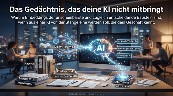 Das Gedächtnis, das deine KI nicht mitbringt
